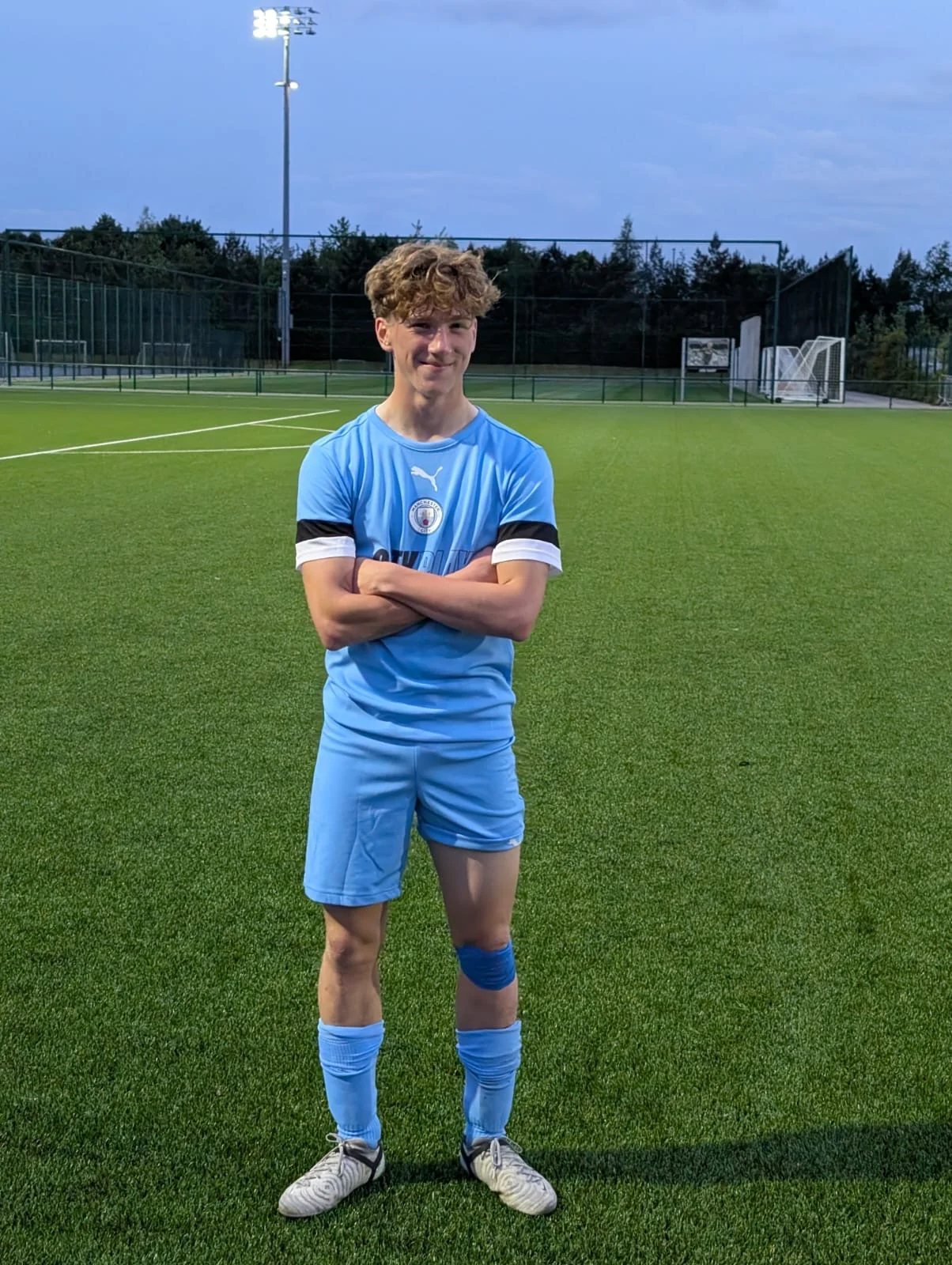 Louie Viccars Manchester City showcase portrait